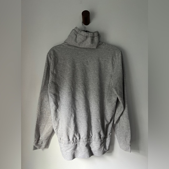 Helly Hansen Turtleneck Zip Up Sweater in Grey, Size Medium - Picture 3 of 5